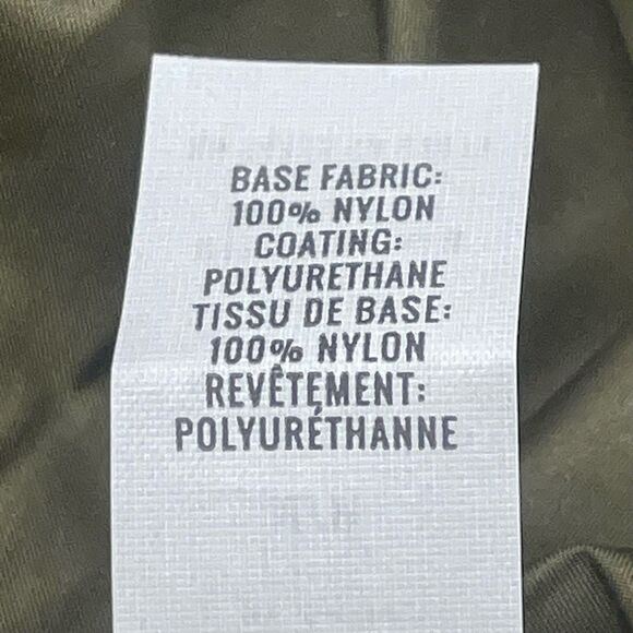 Aerie Offline Olive Green Shine Windbreaker Jacket - Picture 8 of 8